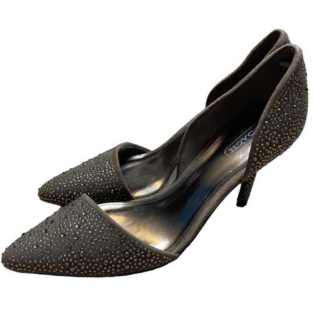 Coach Camille D’Orsey Pumps Grey Rhinestone Studd… - image 2