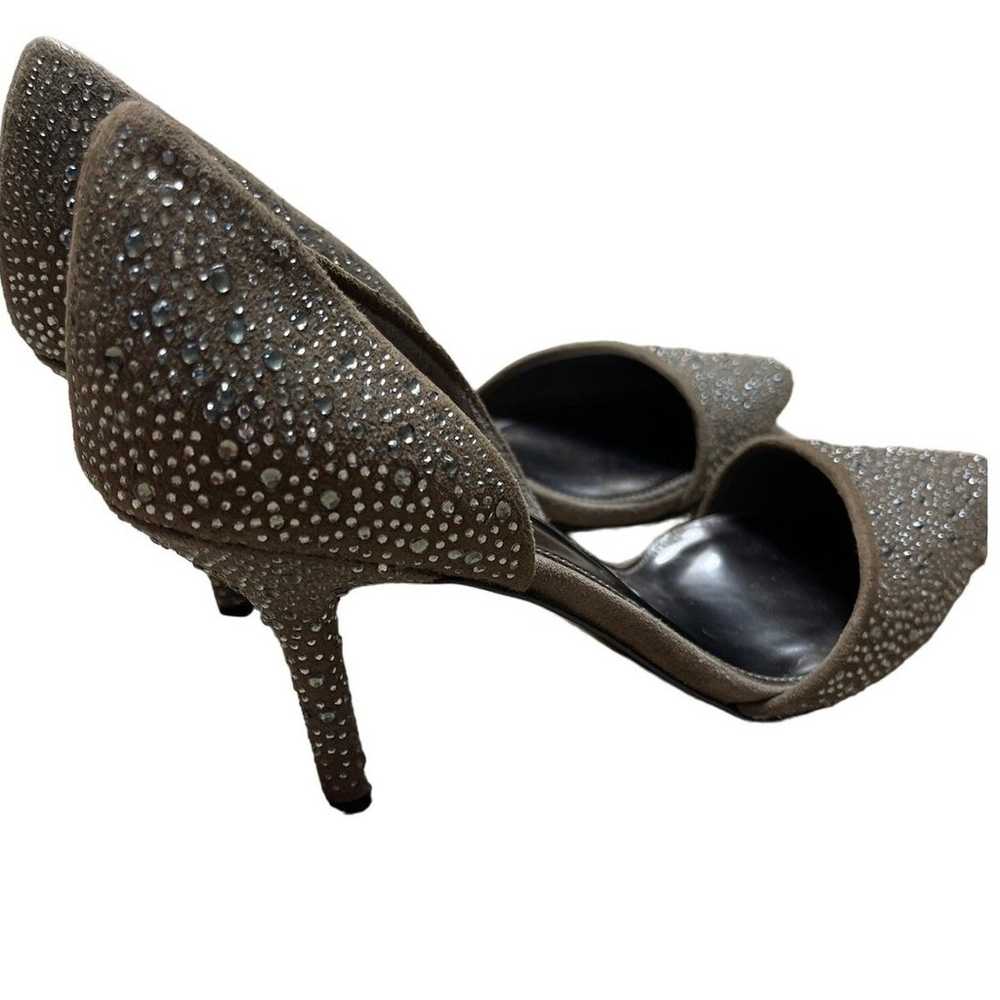 Coach Camille D’Orsey Pumps Grey Rhinestone Studd… - image 6