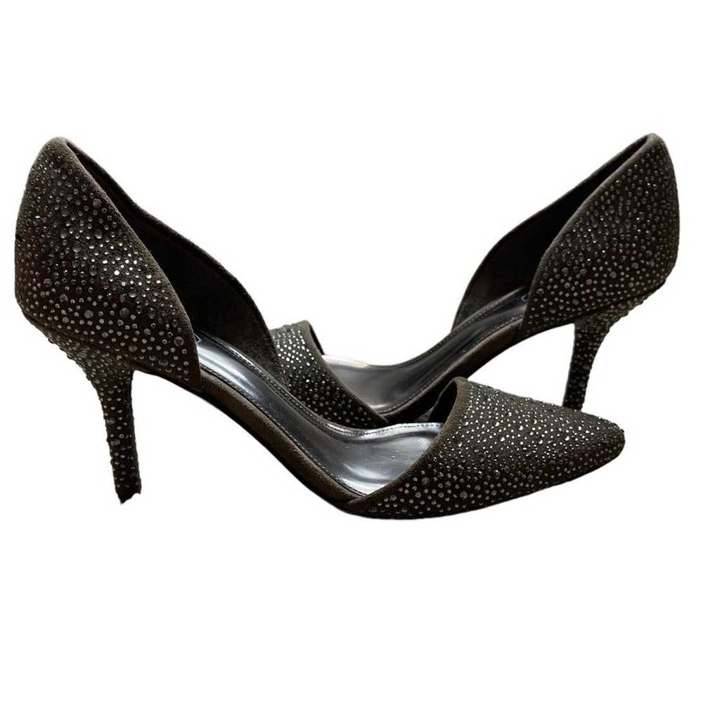 Coach Camille D’Orsey Pumps Grey Rhinestone Studd… - image 9