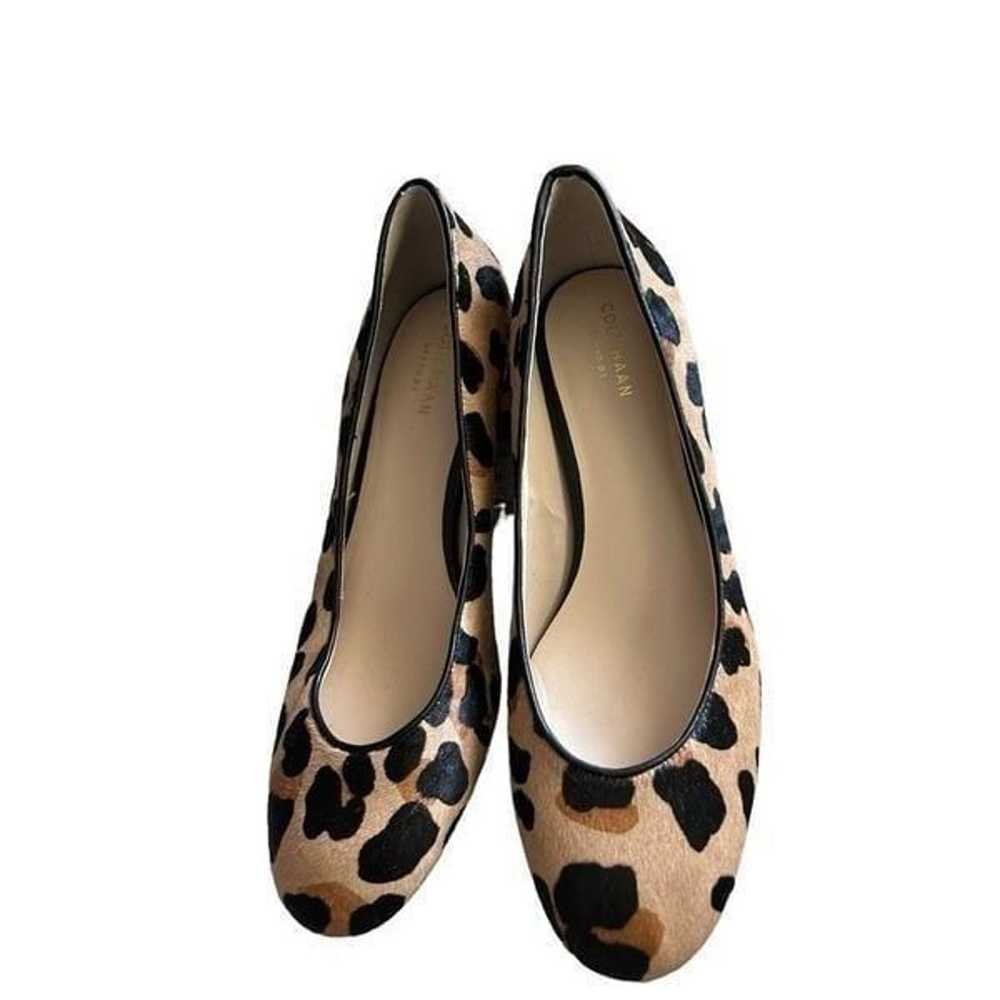 Cole Haan Grand Jaguar Animal Print Tan Black Cal… - image 3