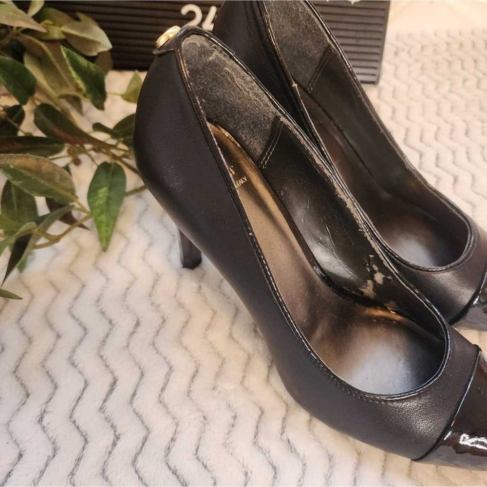 MONET PATENT LEATHER BLACK HEELS SIZE 8 - image 6