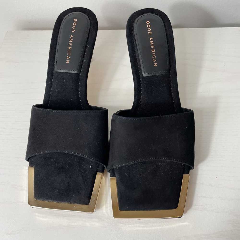 Good American standout square toe slide mule - image 3