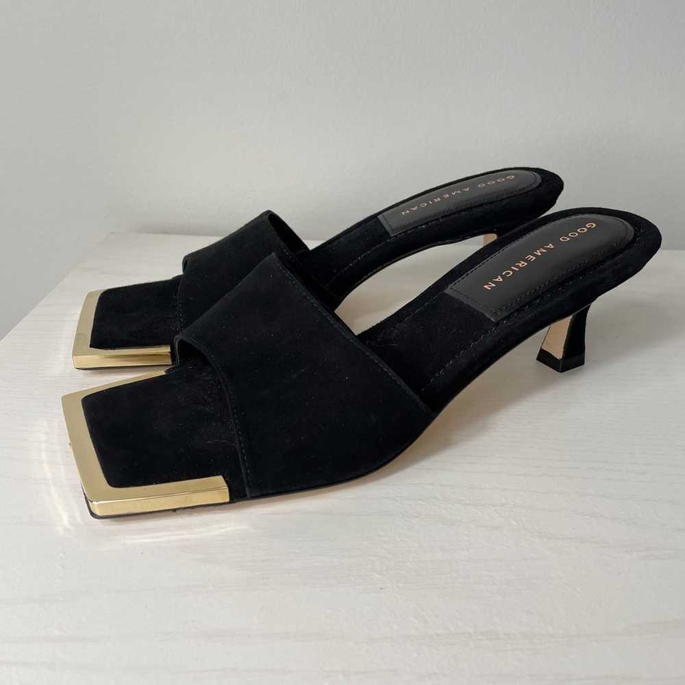 Good American standout square toe slide mule - image 4