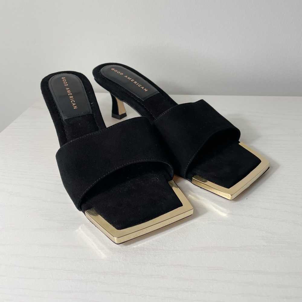 Good American standout square toe slide mule - image 6