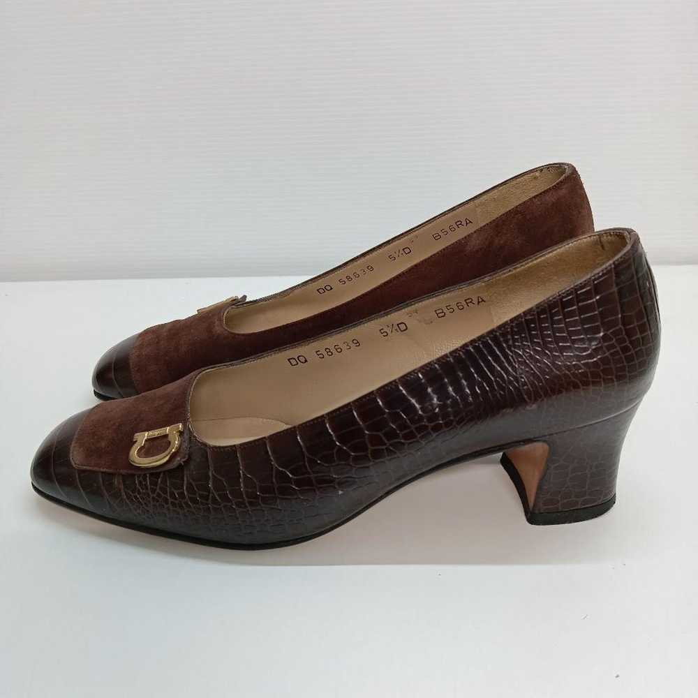 J903Y Ferragamo Pumps US5.5D Approximately 22.5cm… - image 2