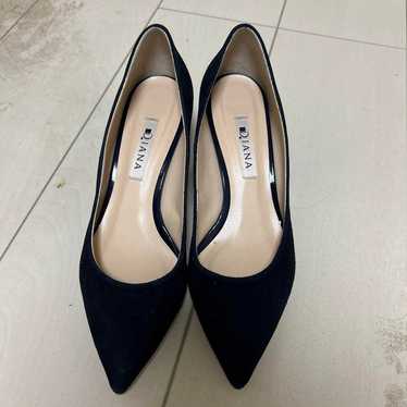 Diana Suede Pumps Navy