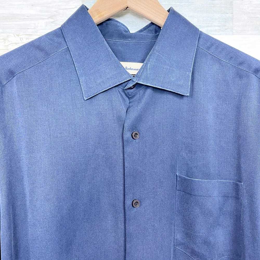 Tommy Bahama Tommy Bahama Silk Wool Sateen Shirt … - image 2