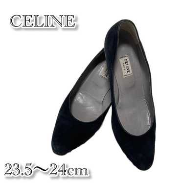 CELINE Pumps Heels Shoes Black Formal Size 37 - image 1