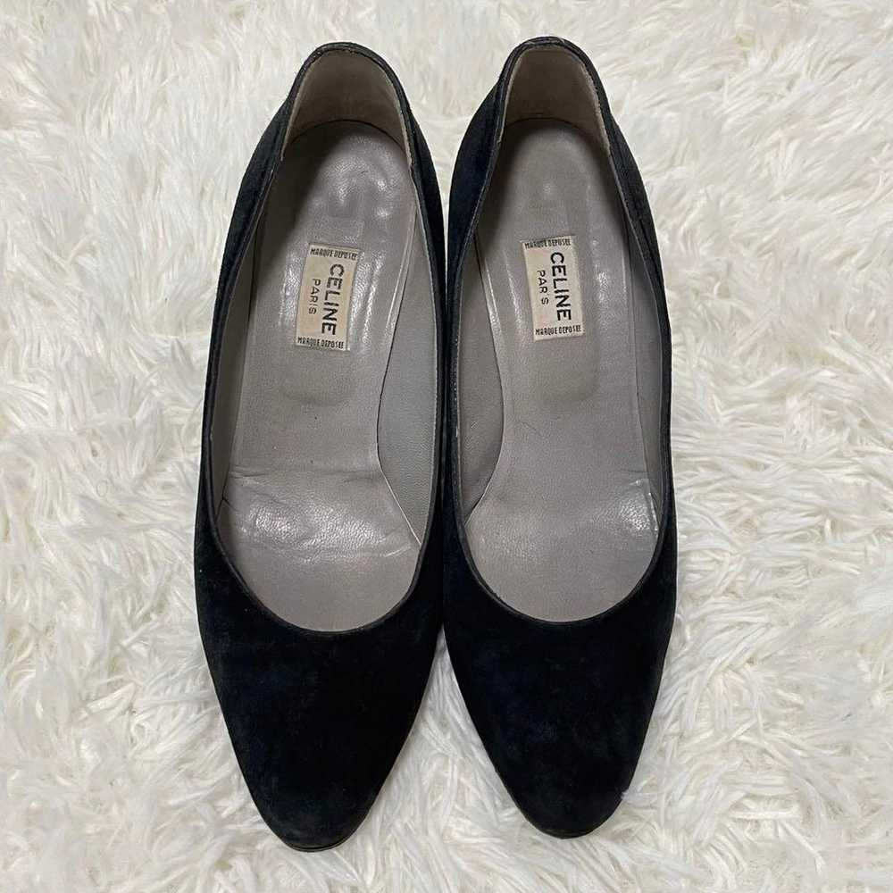 CELINE Pumps Heels Shoes Black Formal Size 37 - image 4