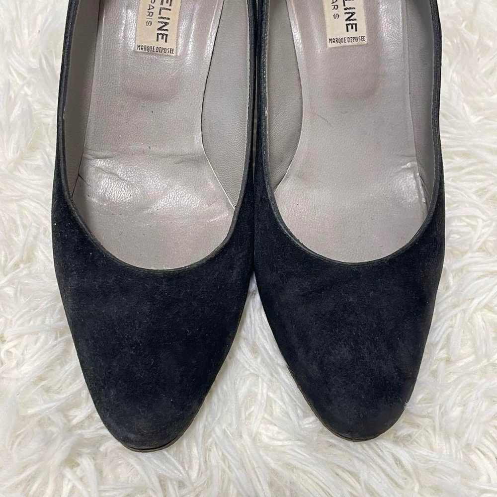 CELINE Pumps Heels Shoes Black Formal Size 37 - image 5