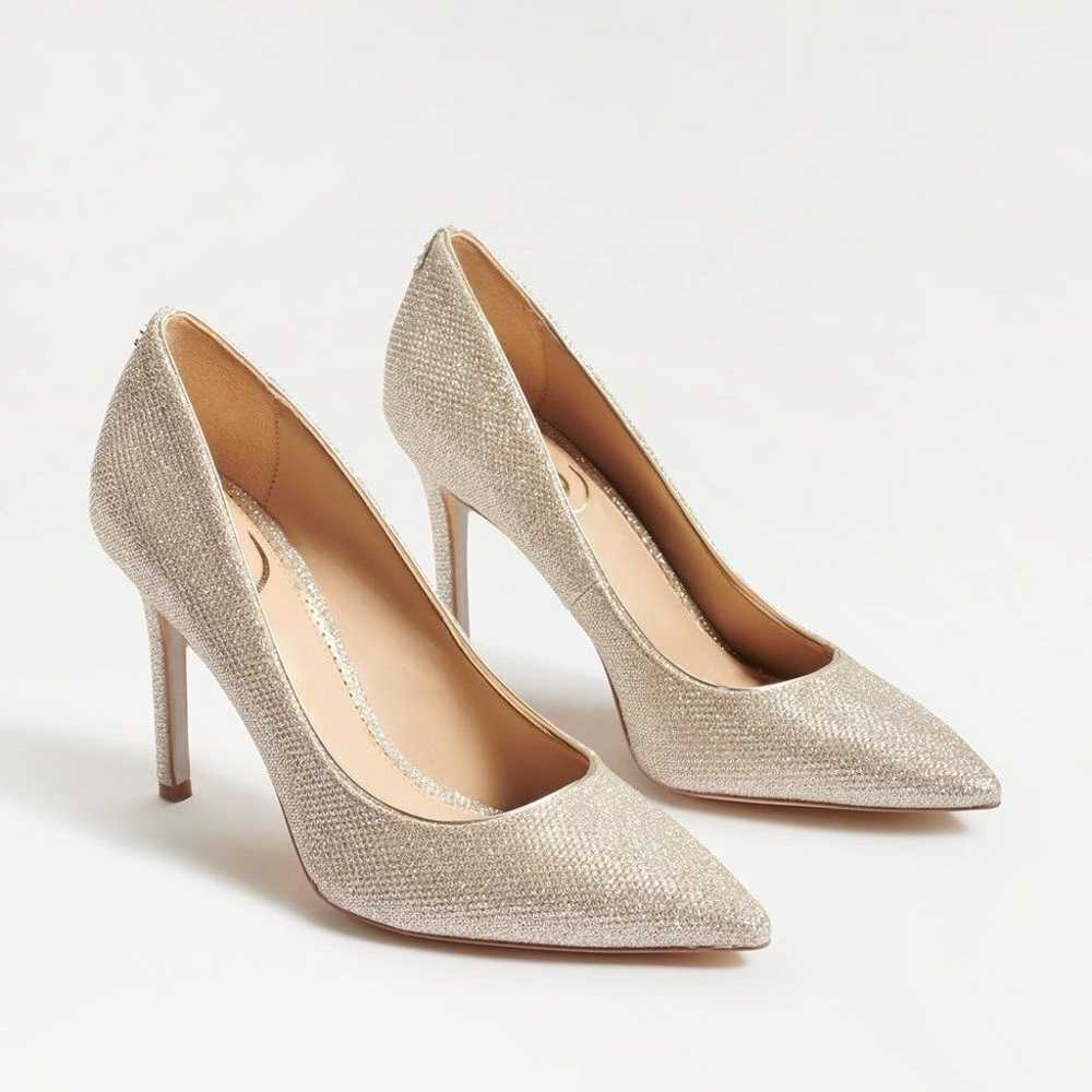 New Sam Edelman Hazel Pointed Toe Pump in Light G… - image 1