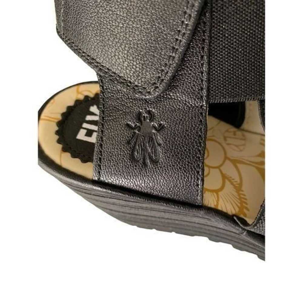 Fly London Yuba sandal wedges black women's size … - image 7