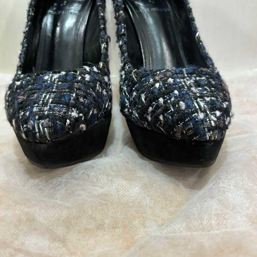 Tory Burch High Heels Tweed Black 6M - image 5