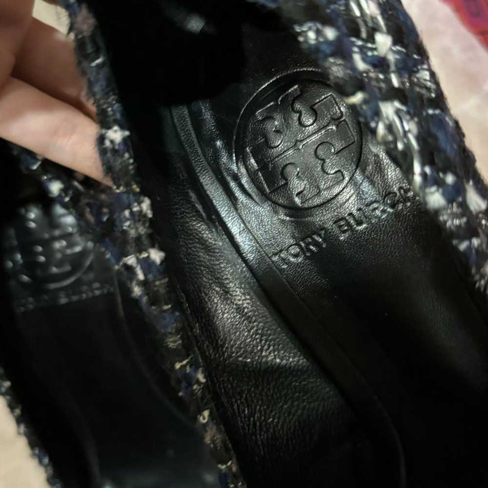 Tory Burch High Heels Tweed Black 6M - image 9