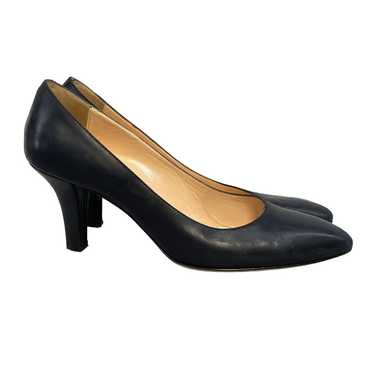 Bally FREVINE Black Leather Pumps, Size US 8/ EU 3