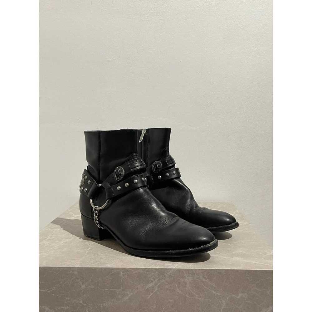 Saint Laurent Leather western boots - image 2