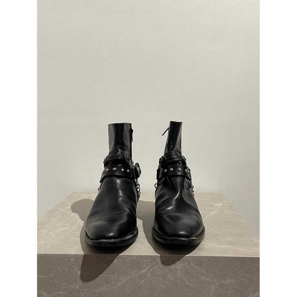 Saint Laurent Leather western boots - image 4