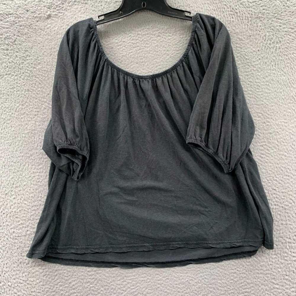 Marine Layer Womens Extra Large Gray Crop Top Sho… - image 2