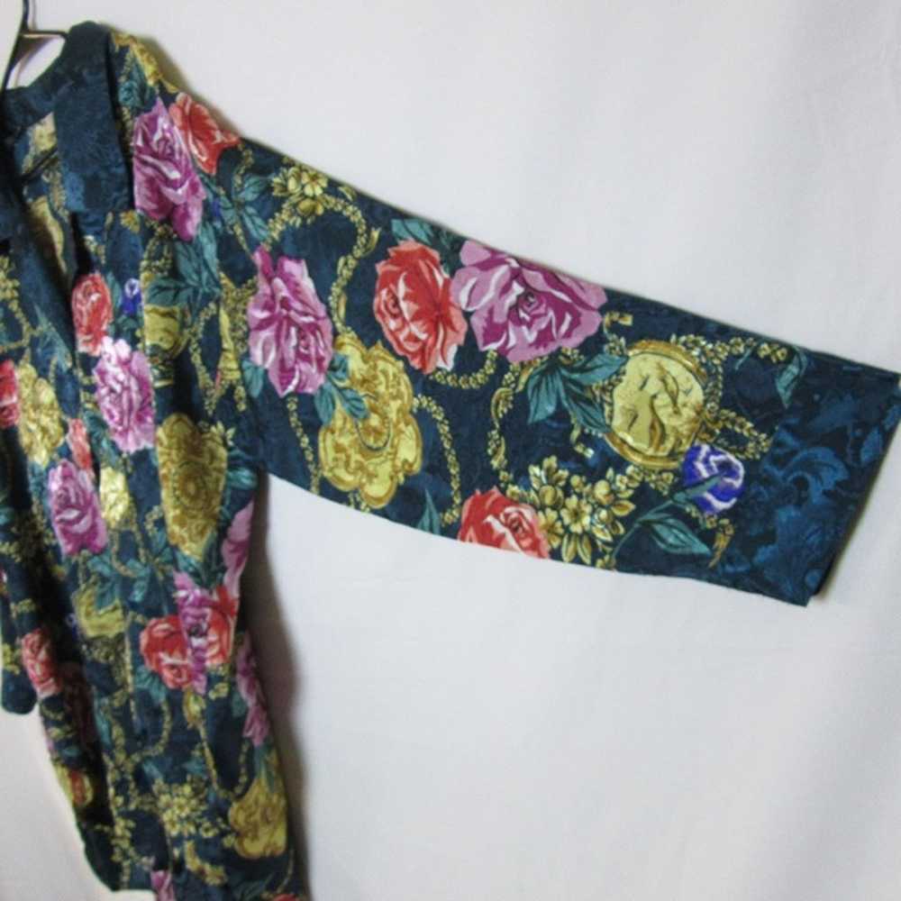 Vintage Victoria’s Secret Gold Label Floral Butto… - image 2