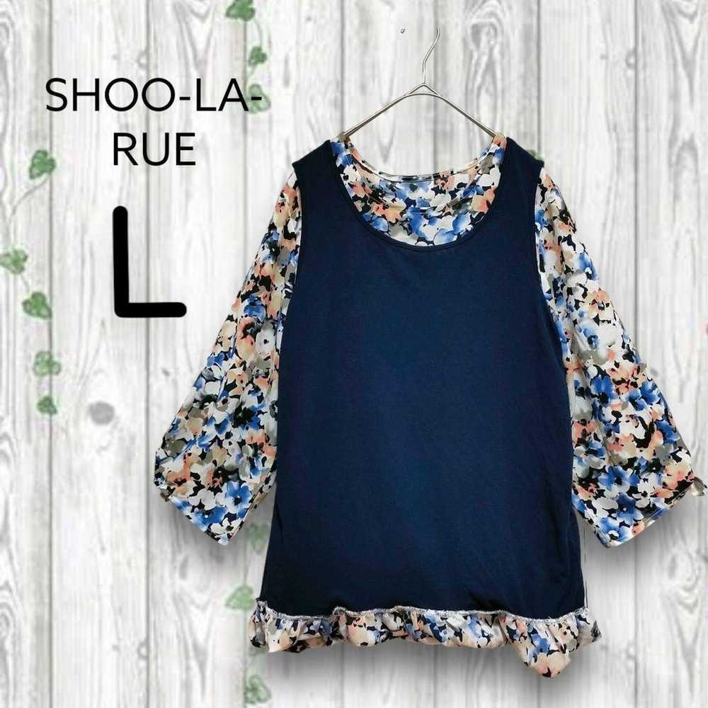 Shularu Docking Top Seven-Quarter Sleeve Blouse F… - image 1