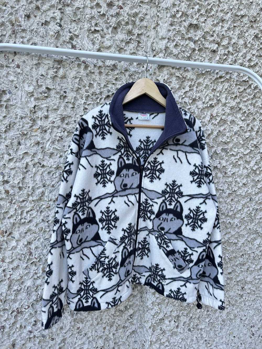 Art × Streetwear × Vintage Vintage husky dog wolf… - image 2