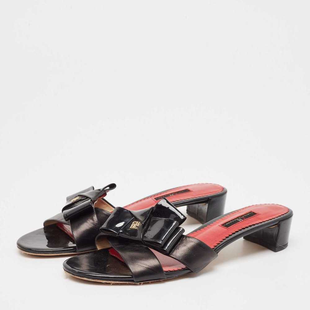 Carolina Herrera Patent leather sandal - image 2