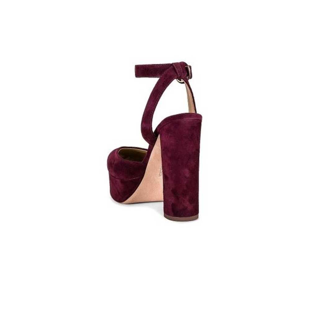 Veronica Beard NWOB Magda Heels in Merlot Size 7M - image 3