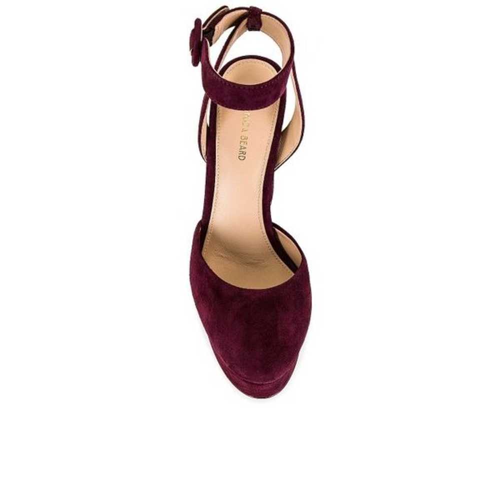 Veronica Beard NWOB Magda Heels in Merlot Size 7M - image 4