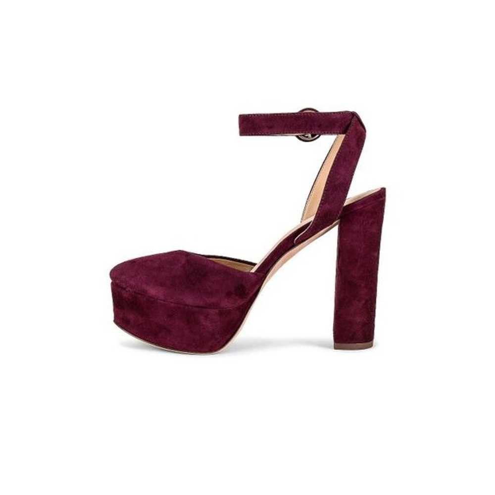 Veronica Beard NWOB Magda Heels in Merlot Size 7M - image 5