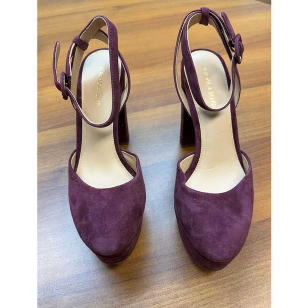 Veronica Beard NWOB Magda Heels in Merlot Size 7M - image 6