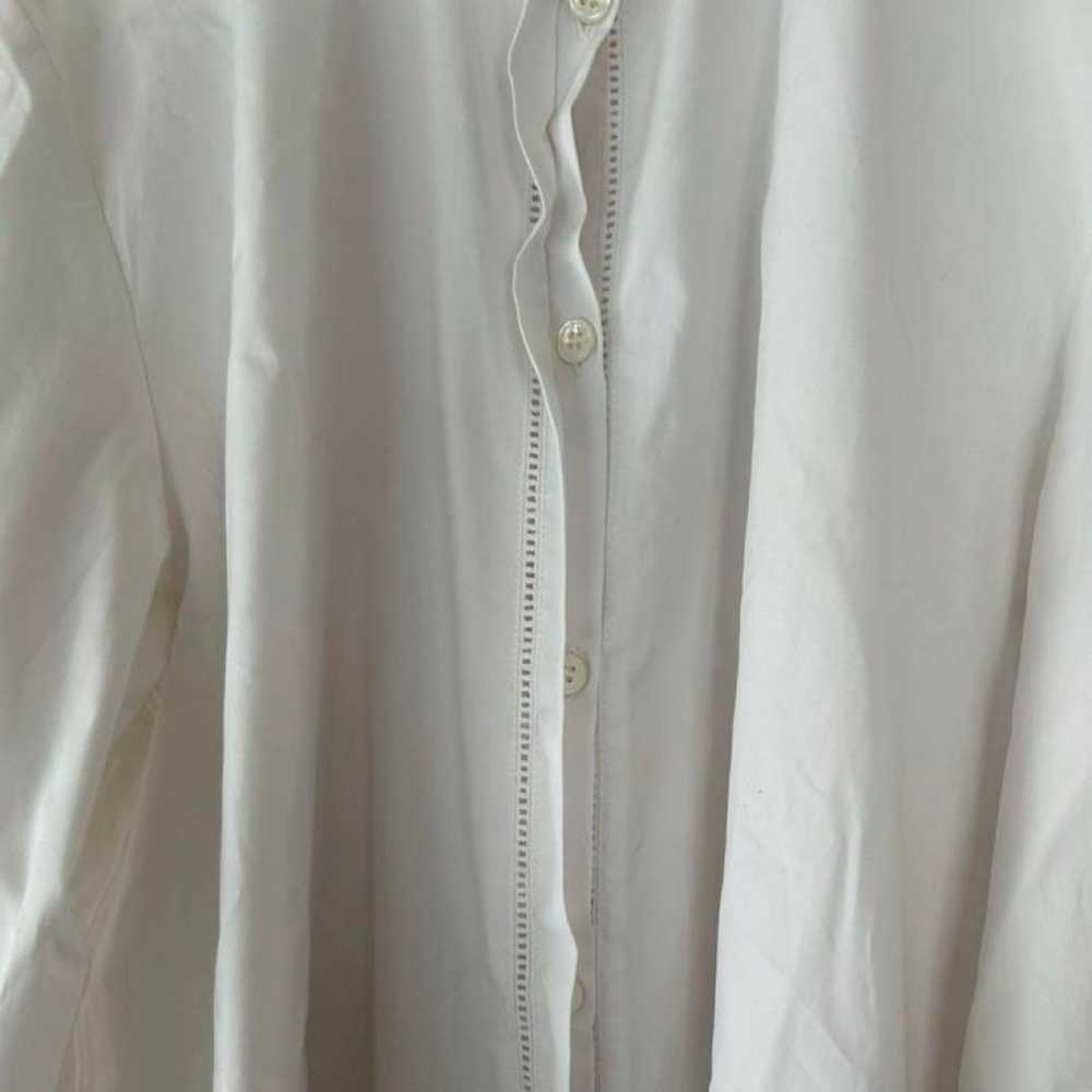 DoCLASSE White / White Shirt with Lace Decoration… - image 3