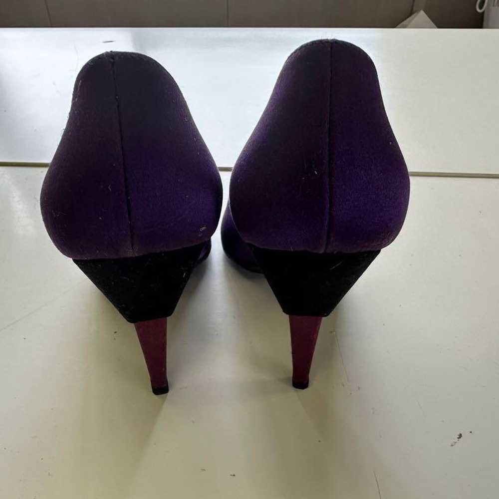 PRADA Purple Satin High Heels 37.5 - image 2