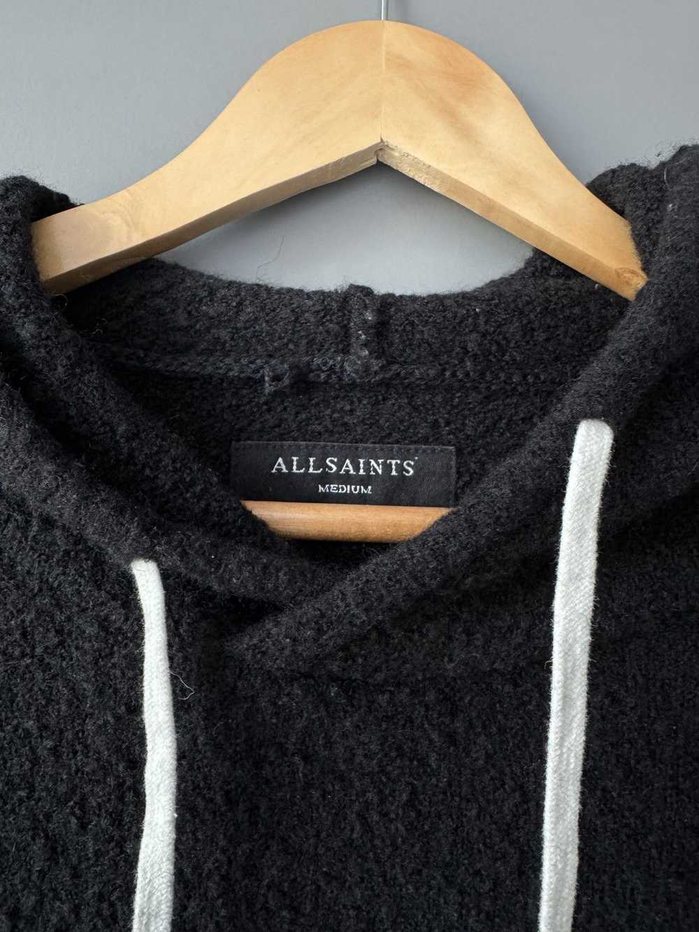 Allsaints ALLSAINTS Hawk Black Oversized Hoodie D… - image 2