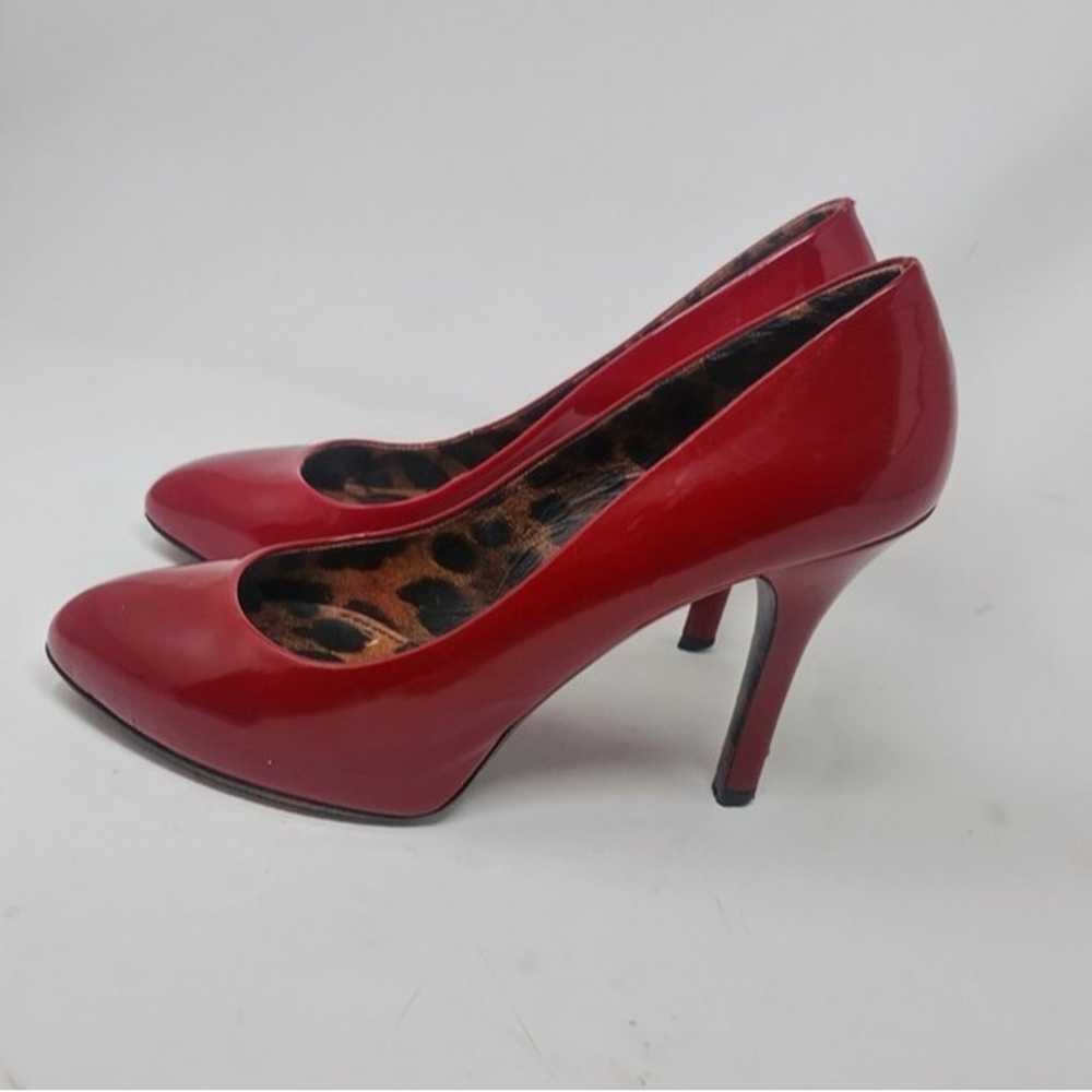 Dolce and Gabbana Red Patent Leather Pumps - image 2