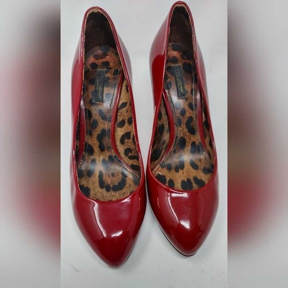 Dolce and Gabbana Red Patent Leather Pumps - image 3