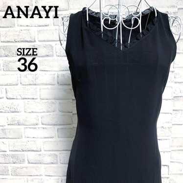 【ANAYI】Anayi Lightweight Sleeveless Dress Black