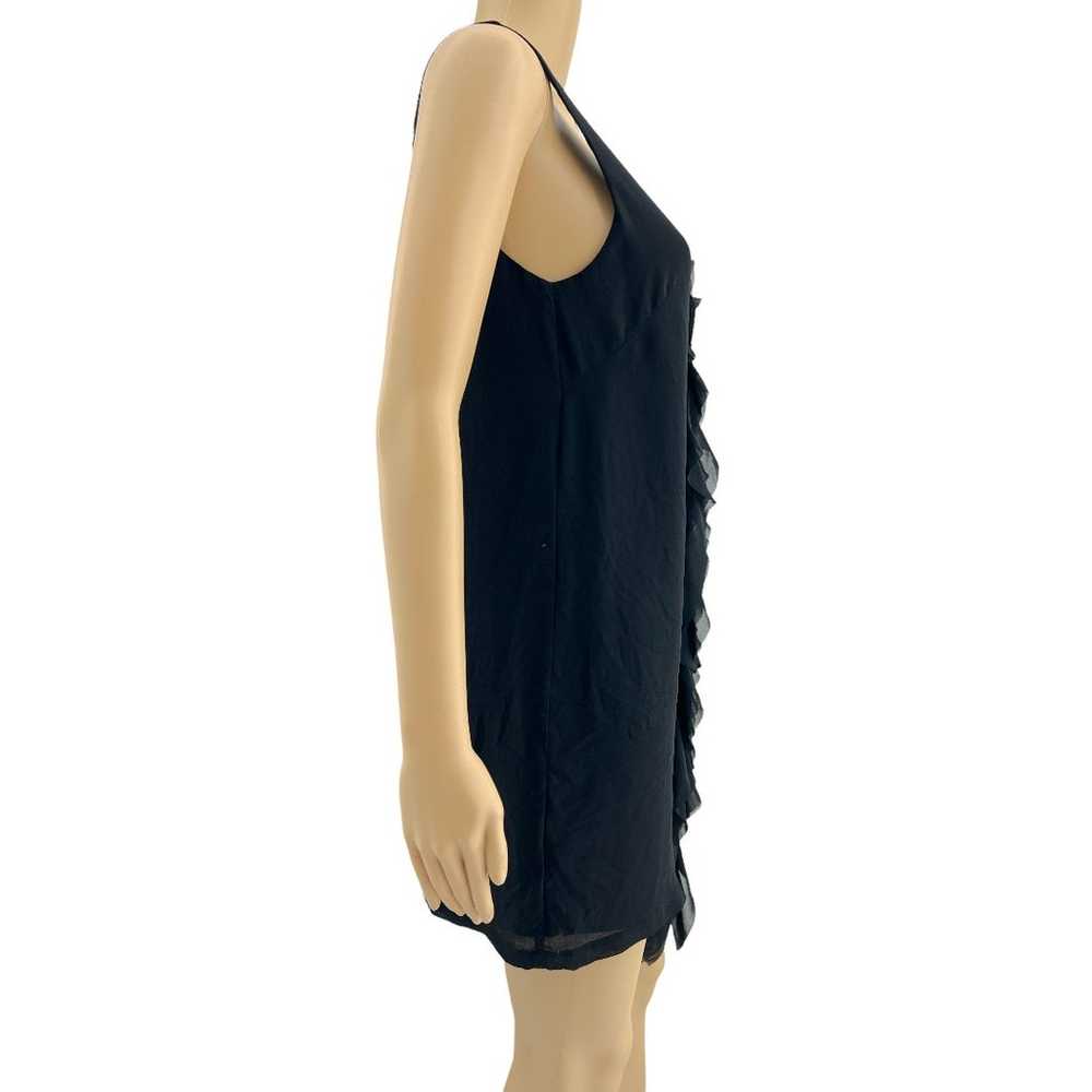 H&M (6) Black Sleeveless Asymmetrical Ruffle Shea… - image 3