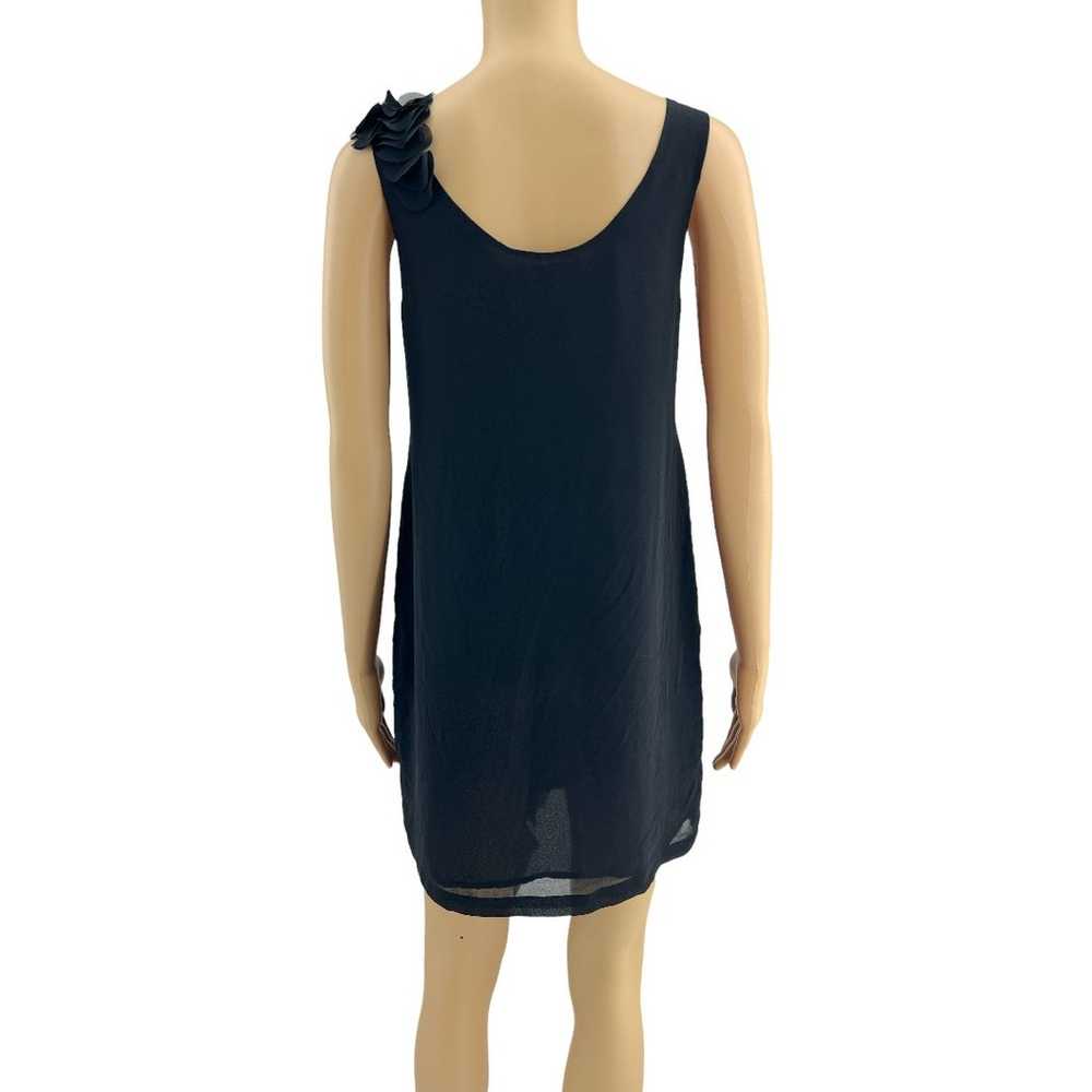 H&M (6) Black Sleeveless Asymmetrical Ruffle Shea… - image 4