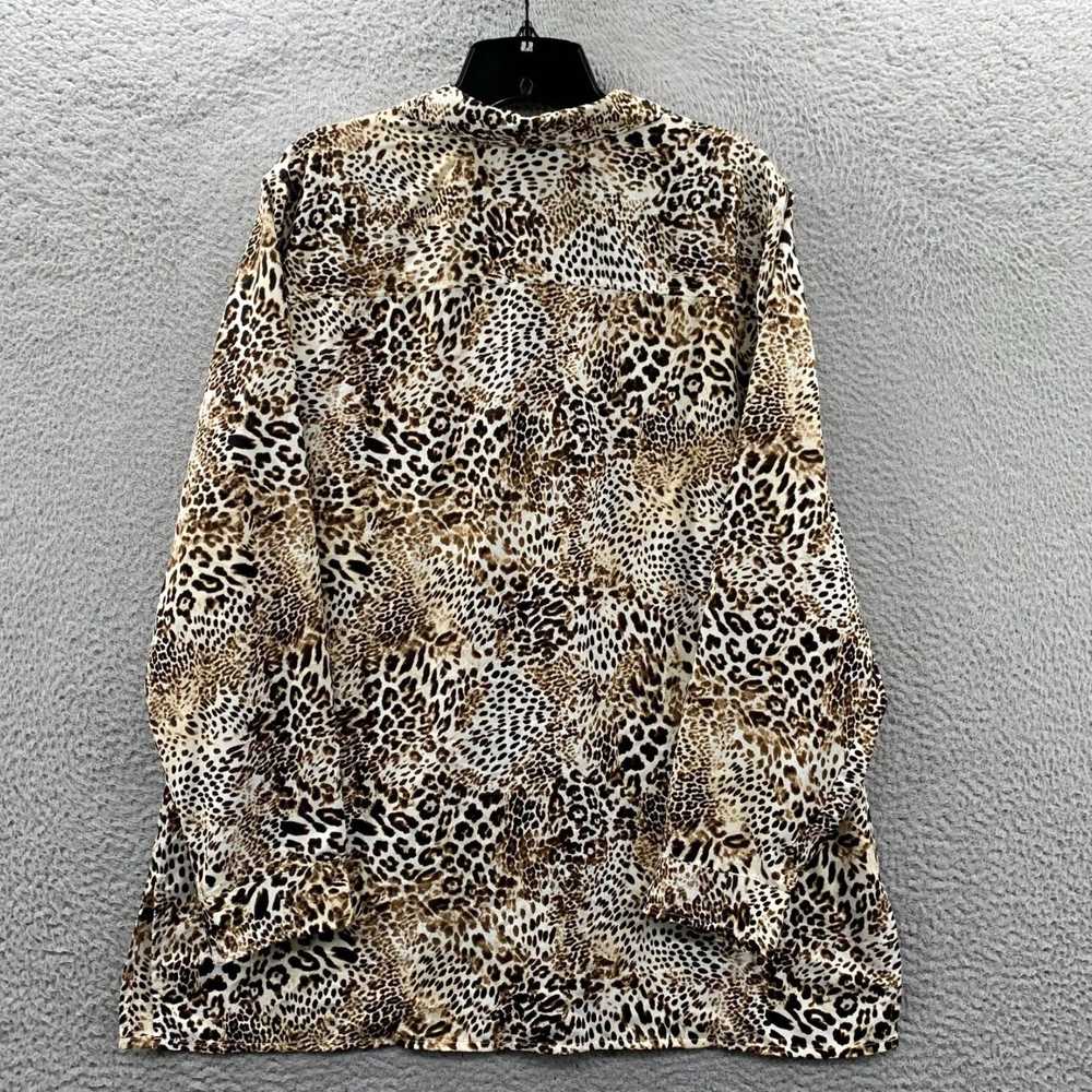 Vintage CHICOS Woman's Cheetah PrintLarge Size 2 … - image 2