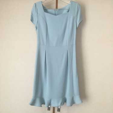 Short-sleeved dress Light Blue.