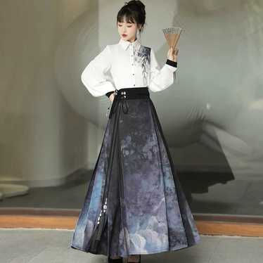 New Hanfu Skirts Mamianqun Traditional Chinese Sk… - image 1