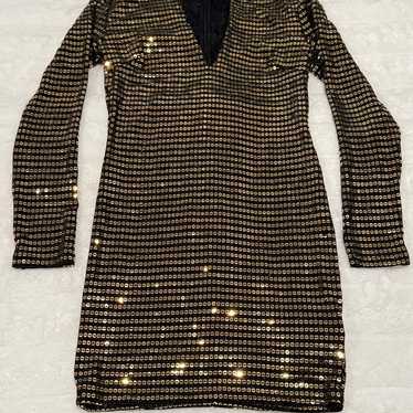 Gold Sequin Dress - image 1