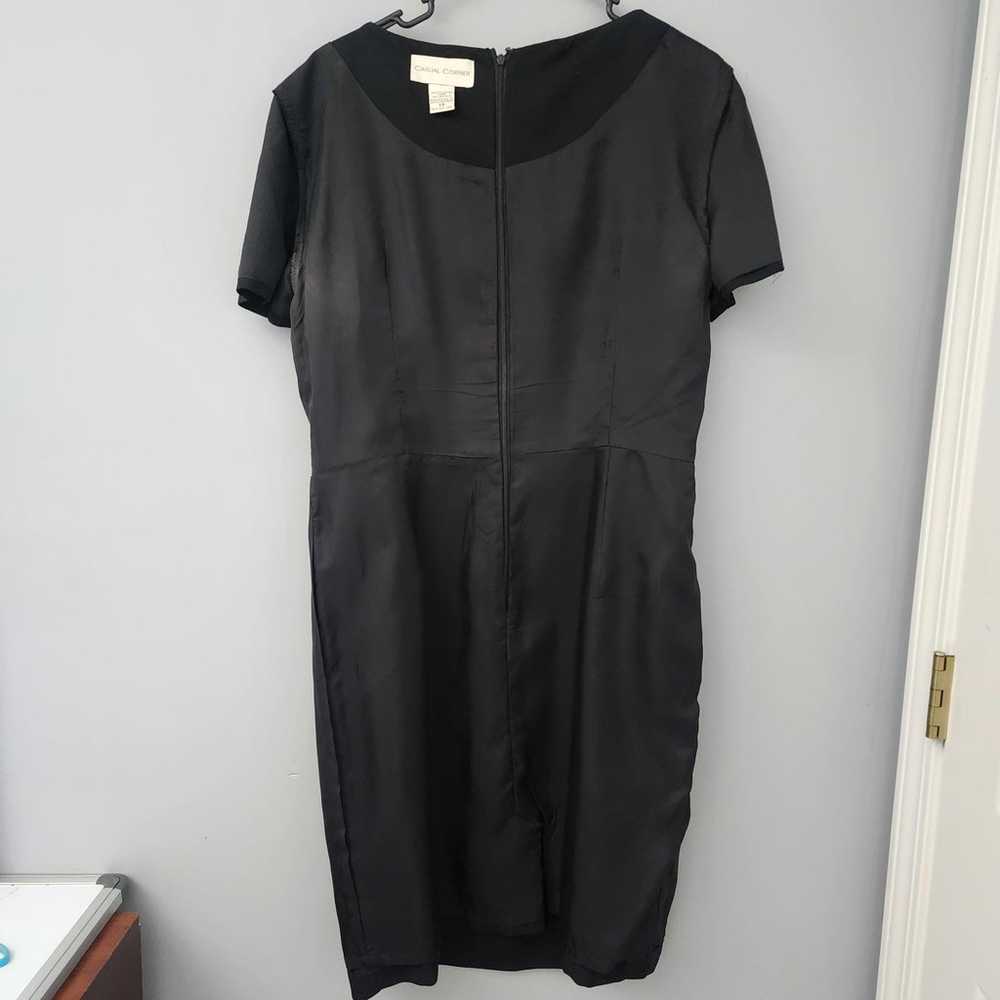 Casual Corner Womens black Dress 100% Polyester S… - image 6