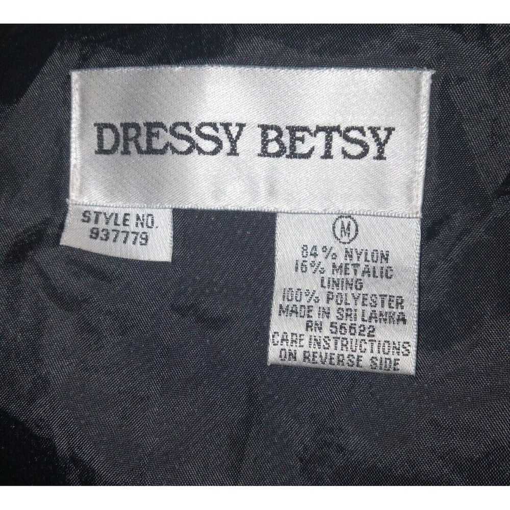 Dressy Betsy Women's Vintage Top 80's  Party Meta… - image 11