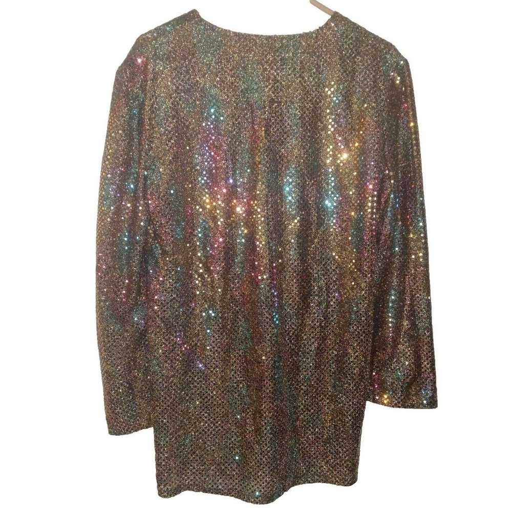 Dressy Betsy Women's Vintage Top 80's  Party Meta… - image 8