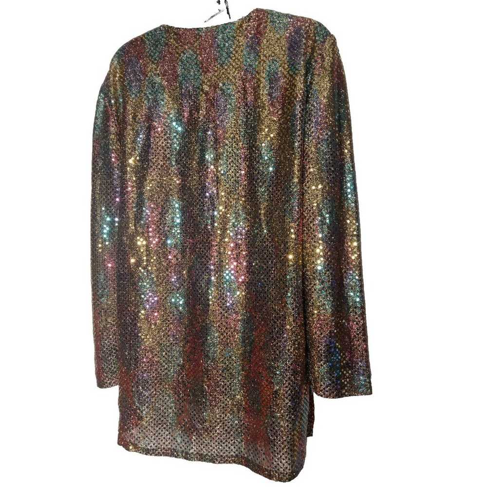 Dressy Betsy Women's Vintage Top 80's  Party Meta… - image 9