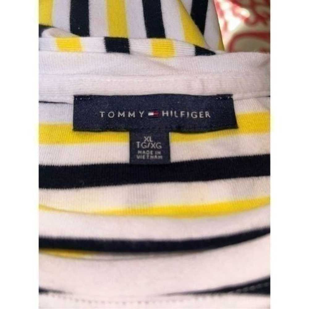 Tommy Hilfiger Womens Blue White Yellow Stripe Sh… - image 3