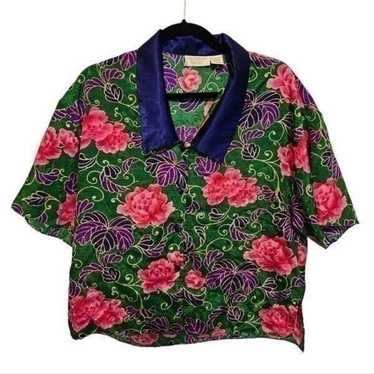 VICTORIA'S SECRET Vintage Gold Label Floral Top - 