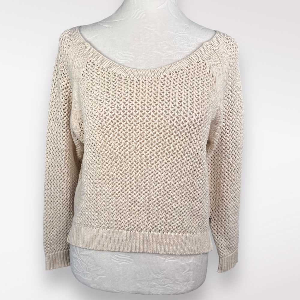 Maison Scotch Maison Scotch Open Knit Sweater Cro… - image 1