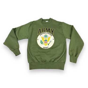 Vintage 1950s 1960s OD Green Army USMC Military Pullover popular V Sweater Double